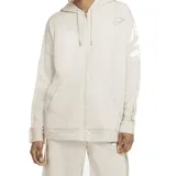 Campera con capucha Nike Sportswear FZ Hoodie FT Earth Day, color crema con logo bordado en el pecho.