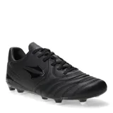 Championes de fútbol Topper modelo San Ciro V FG, color negro, con diseño ergonómico y suela con tapones para césped natural.