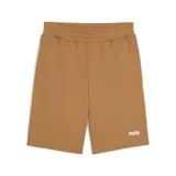 Short deportivo Puma ESS 2 Color Logo, color caramelo, con cintura elástica y logo estampado en la pierna.