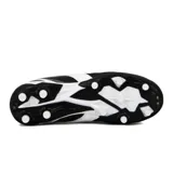 Championes de fútbol Diadora Tifosi Md, color negro con detalles en blanco.