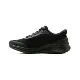 Championes deportivos Skechers Slip-Ins Skech Lite Pro 2.0 color negro, confeccionados con parte superior de malla técnica y revestimientos sintéticos, con suela acolchada y diseño sin cordones tradicionales.