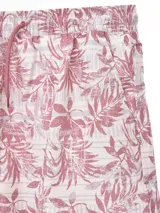 Short de baño azul con estampado de motivos marinos en celeste.