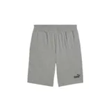 Short de jersey de algod³n gris melange, con cintura elástica y el logo de la marca estampado en negro en la pierna izquierda.