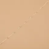 Pulsera de plata 925 compuesta por una cadena fina con pequeñas esferas intercaladas.