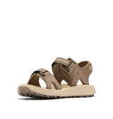 Sandalias de trekking Columbia modelo Konos Hiker 2-Strap, color arena, con dos tiras ajustables con velcro, confeccionadas en ante y piel sintética, con suela dentada de alta tracción y tecnología Omni-Max.