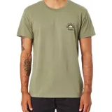 Remera verde con logo de la marca Katin estampado en el pecho.