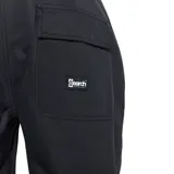 Pantalón técnico Rip Curl de la línea Anti Series, color negro, diseñado para condiciones climáticas adversas. Presenta un corte recto, cintura con cierre de botones y trabillas para cinturón, ofreciendo funcionalidad y resistencia.