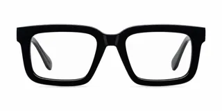 Lentes blueblocker Eshe Black con armazón cuadrado de acetato negro y acabado brillante, con protección contra luz azul y rayos UV400.