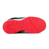 Championes de seguridad Diadora modelo Pro L Athena, color gris oscuro con detalles en magenta y suela blanca con base roja. Presenta un diseño técnico con malla y refuerzos, ideal para entornos de trabajo.