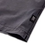 Short de baño Roark modelo Shorey, color gris oscuro, con cintura elástica y cordón ajustable.