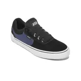Championes Etnies Joslin Vulc, color negro con detalles en blanco.