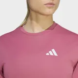 Remera de running Adidas modelo Adi365 Essentials, color rosa, de manga corta, cuello redondo y corte clásico. Cuenta con tecnología Climacool y logo reflectante.