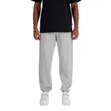 Pantalón de jogging gris melange de tejido elástico, con logo bordado, bolsillos con cremallera, bajo elástico y cordón de ajuste interno.