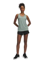 Shorts deportivos Under Armour Fly By 2.0 para mujer, color negro, con cintura elástica con logo y corte holgado.