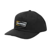 Gorra Billabong modelo Hitch de color negro, con visera curva y parche frontal bordado con el logotipo de la marca.