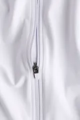 Campera deportiva de corte ajustado y tejido funcional SoftMove, color lila, con cuello elevado, cierre frontal completo y mangas superlargas con aberturas para el pulgar.