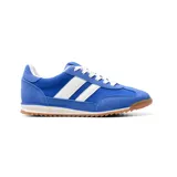 Championes deportivos American Sport Resh Drift, color azul con detalles en blanco y suela marrón.