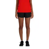 Short deportivo negro de New Balance, con tecnología NB DRY que absorbe la humedad, bolsillos laterales y logo reflectivo.