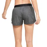 Short deportivo Under Armour Play Up 3.0 Twist de mujer, color rosa, corte suelto, tela suave y liviana, pretina elástica expuesta con estampado y bolsillos laterales.