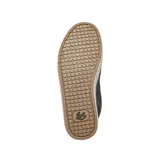 Zapatillas de skate éS modelo Penny 2, color negro, de caña baja, con cordones y suela de goma marrón.