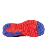 Championes de running New Balance 880, color naranja con detalles en rosa, azul y amarillo.