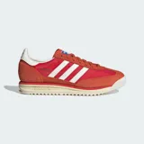 Championes Adidas SL 72 RS, color rojo con detalles en blanco y azul.