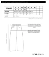 Jeans de tiro medio color celeste, corte amplio estilo carpintero y lavado matizado.