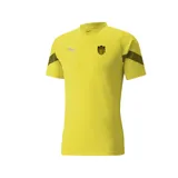 Camiseta de fútbol amarilla de entrenamiento del Club Atlético Peñarol, marca Puma, temporada 2022.