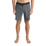 Short de baño Roark Passage de color gris, con cintura elástica y cordón de ajuste en color negro.