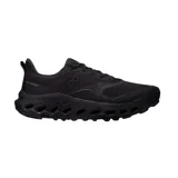 Championes On modelo Cloudhorizon, de color negro, diseñados para running. Cuentan con capellada de malla técnica transpirable, suela gruesa con tecnología CloudTec Phase para máxima amortiguación y cordones tradicionales.