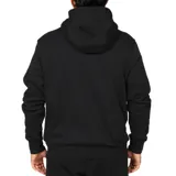 Campera con capucha Nike modelo Sportswear Club Fleece, color azul marino, con cierre frontal completo, bolsillos tipo canguro y logo de la marca bordado en el pecho.