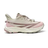 Championes Hi-Tec Nomad ADV WP Lady color beige y rosa. Cuentan con tecnología Dri-Tec Waterproof, Form Fit, Insite, NRG Foam, Kine-Tec y V-Lite Infinity.