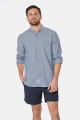 Short de baño negro liso, con cintura elástica y cordón regulable, dos bolsillos laterales y suspensor de malla fina.