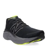 Championes de running New Balance Fresh Foam X Kaiha Road, color negro con detalles en gris y amarillo flúor, con logo "N" en los laterales y entresuela Fresh Foam.