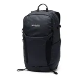 Mochila de senderismo Columbia Triple Canyon con capacidad de 24 litros, confeccionada en tejido resistente con tecnología Omni-Shield. Cuenta con panel trasero de malla transpirable, tirantes acolchados, compartimento compatible con sistema de hidratación, bolsillos laterales para botellas, enganches para bastones de trekking y funda impermeable integrada.