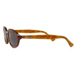 Lentes de sol Mr Boho modelo Solarte, con montura de acetato color carey y lentes grises.