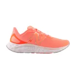 Championes New Balance Fresh Foam Arishi V4 de mujer, color salmón con logo en color cobre.