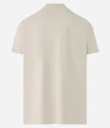 Remera básica de hombre con corte comfort, cuello redondo y manga corta. Confeccionada en tejido de media malla con textura acanalada.