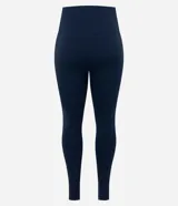 Pantalón legging deportivo Get Over, con tiro alto y confeccionado en poliamida sin costuras con textura jacquard, de corte ajustado y largo hasta el tobillo.