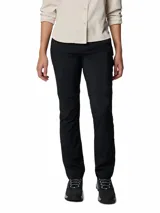 Pantalón de senderismo convertible en short, color negro, con perneras desmontables mediante cremallera. Cuenta con bolsillos laterales y traseros, diseñado con tecnología de protección solar y tejido técnico hidrofóbico.