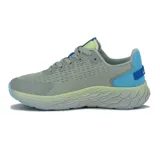 Championes Diadora Freeze para hombre, color gris con detalles en amarillo y azul.