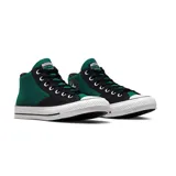 Zapatillas Converse Chuck Taylor All Star High Street de caña media, color verde y negro, con parte superior de lona, detalle bordado en el talón, amortiguación OrthoLite y parche All Star de piel sintética.