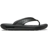 Ojotas Crocs InMotion Flip de color negro, con diseño deportivo que combina las tecnologías LiteRide™ y Free Feel Technology™, plantilla de espuma premium y suela exterior Croslite.