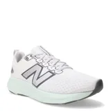 Championes de running New Balance modelo 460 V4, color blanco con detalles en gris y verde agua. Presentan capellada de malla transpirable, logo "N" en los laterales y entresuela con amortiguación suave.