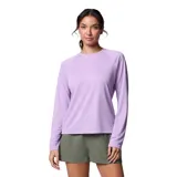 Remera de manga larga con tecnología de protección solar y absorción de humedad, confeccionada en tejido técnico transpirable de secado rápido. Presenta cuello redondo y mangas tipo raglán.