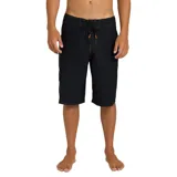 Short de baño Billabong modelo Spec Blast Og de 22 pulgadas, color negro, con cordón ajustable en la cintura y costuras a contratono.