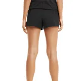 Short deportivo Puma Performance Woven negro, con cintura elástica y logo reflectante en el muslo izquierdo.