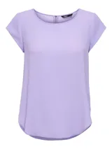 Camiseta básica negra de manga corta, con cuello redondo y diseño de espalda más larga.