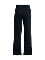 Pantalón de jogging Under Armour color negro, confeccionado en mezcla de algodón y poliéster con interior de forro polar ultrasuave. Cuenta con cintura elástica con cordón ajustable y bolsillos laterales abiertos.