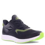 Championes Topper Vam II para hombre, color negro con detalles en gris y amarillo flúor.